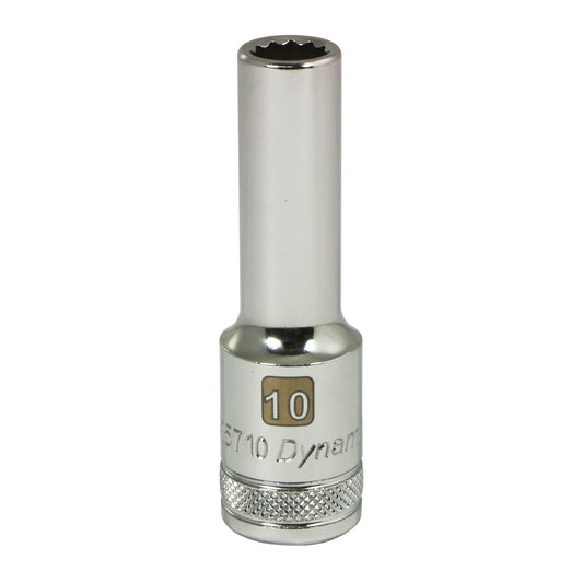 Metric Socket, 27 mm, 1/2" Drive, 12 Points, Deep
