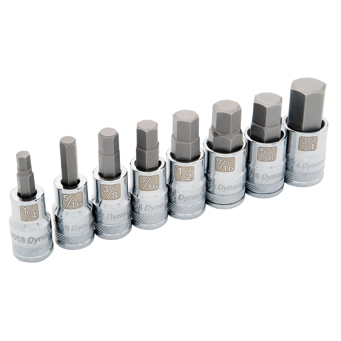 Standard SAE Socket Set, 8 Pcs