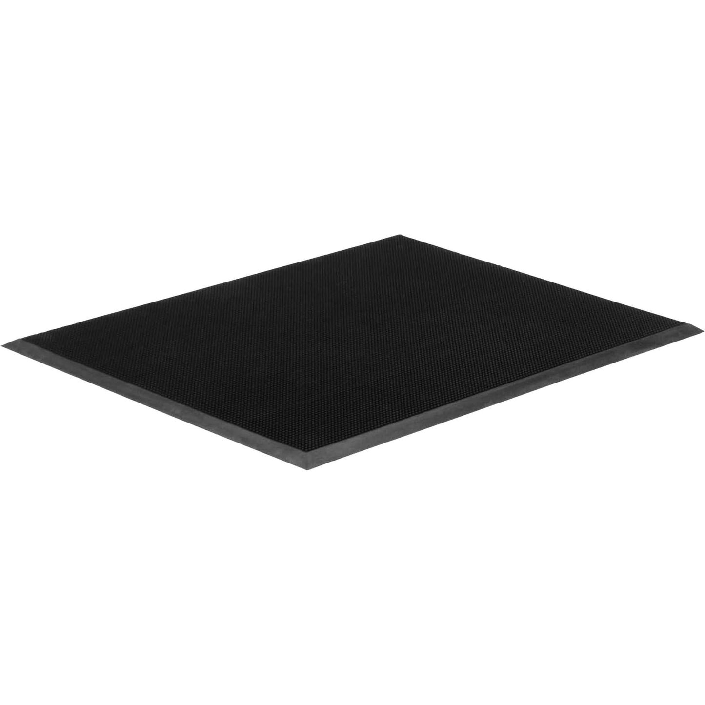 Gritstop Fingermat™ Matting, Rubber, Scraper Type, Textured Pattern, 2-2/3" x 3-3/4", Black