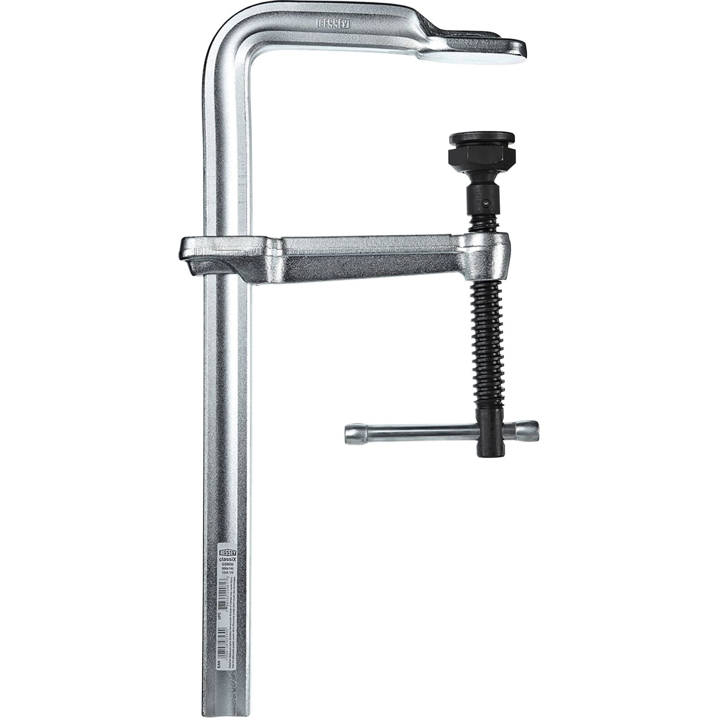 ClassiX® Regular-Duty Bar Clamp, 12" (305 mm) Capacity, 5-1/2" (140 mm) Throat Depth