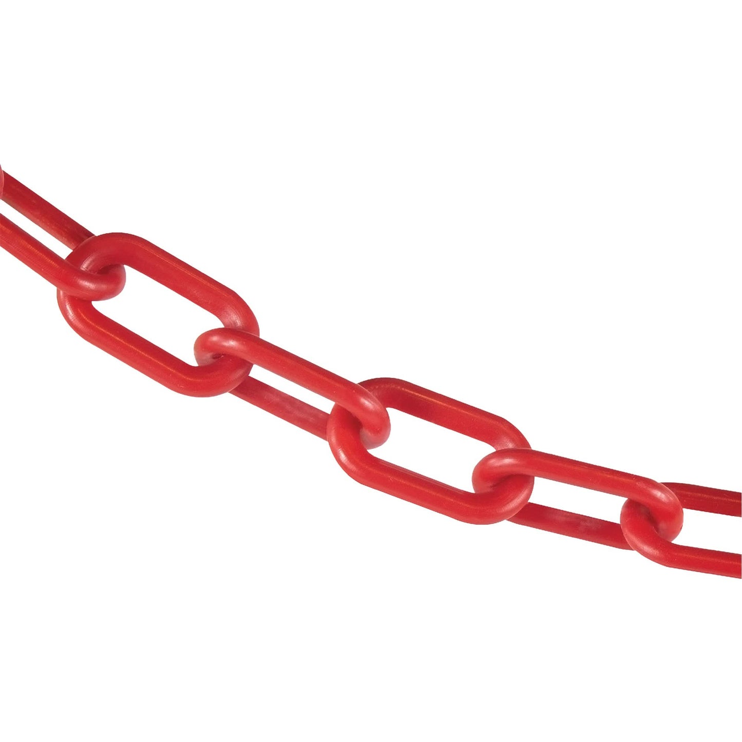 Chaîne en plastique de 2" pour le contrôle des foules, rouge