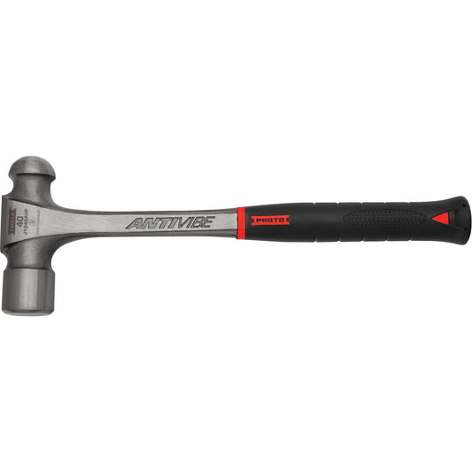 Anti-Vibe® Ball Pein Hammer, 40 oz. Head Weight, Polished Face, Cushion Handle