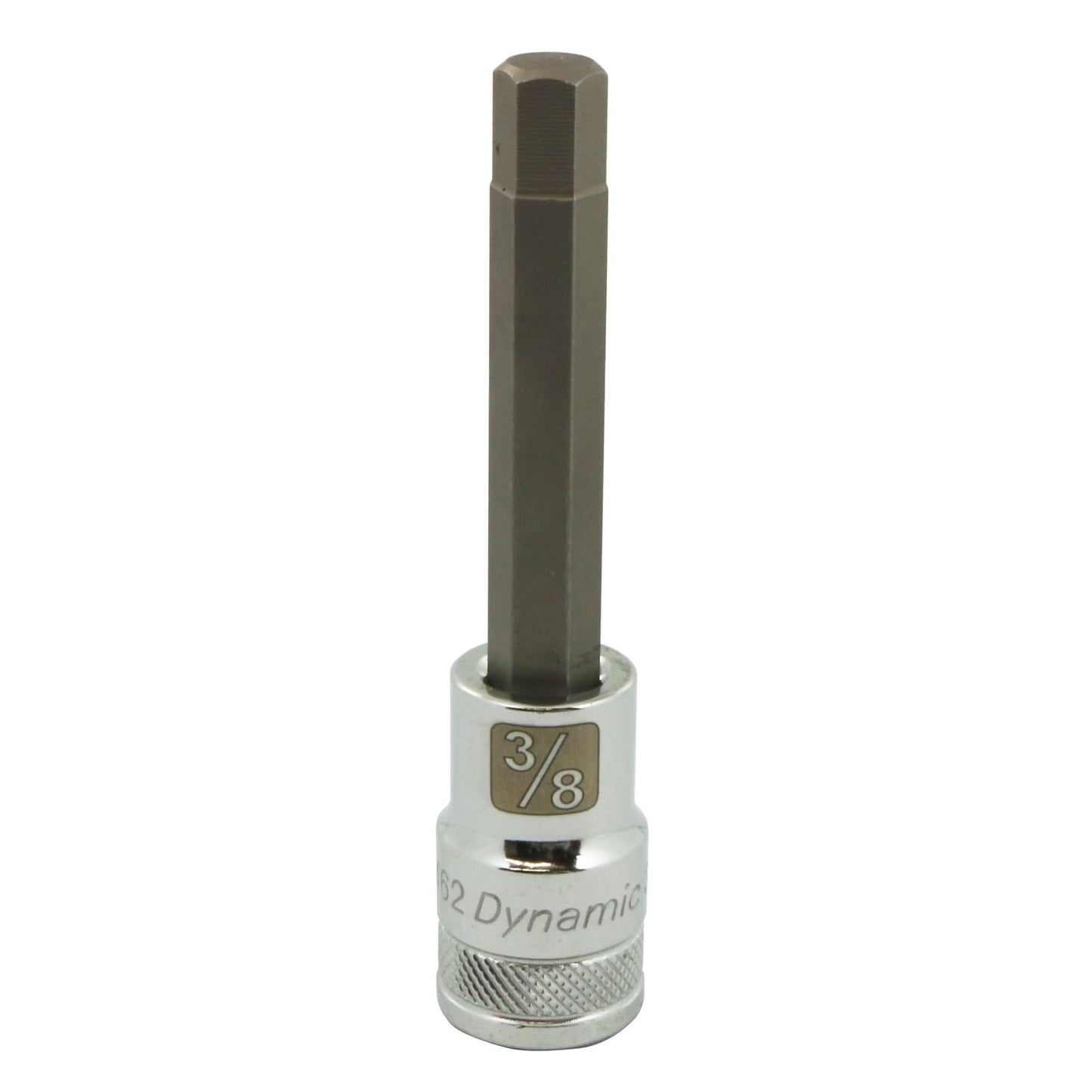 SAE Long Bit Socket, 3/8" x 3.94" L, 1/2" Drive