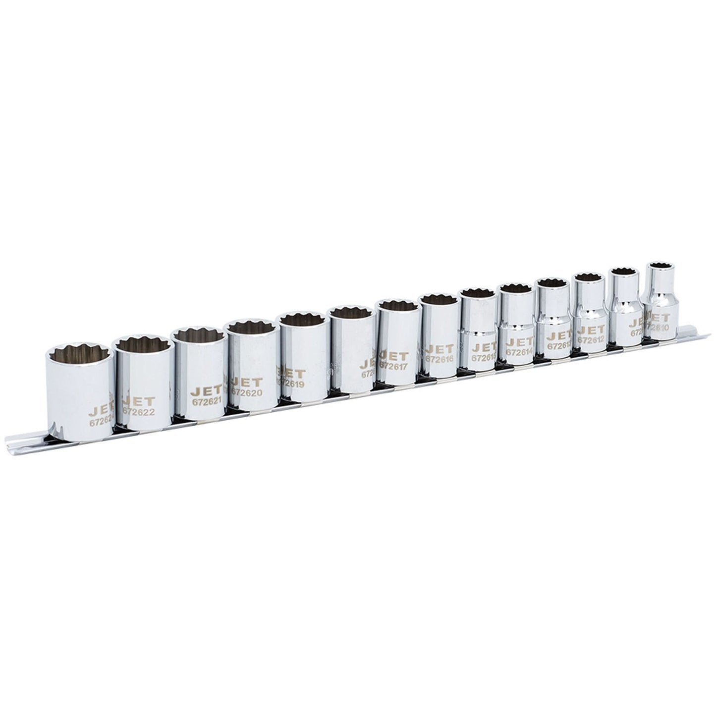 Metric Socket Set, 14 Pcs, 1/2" Drive Size