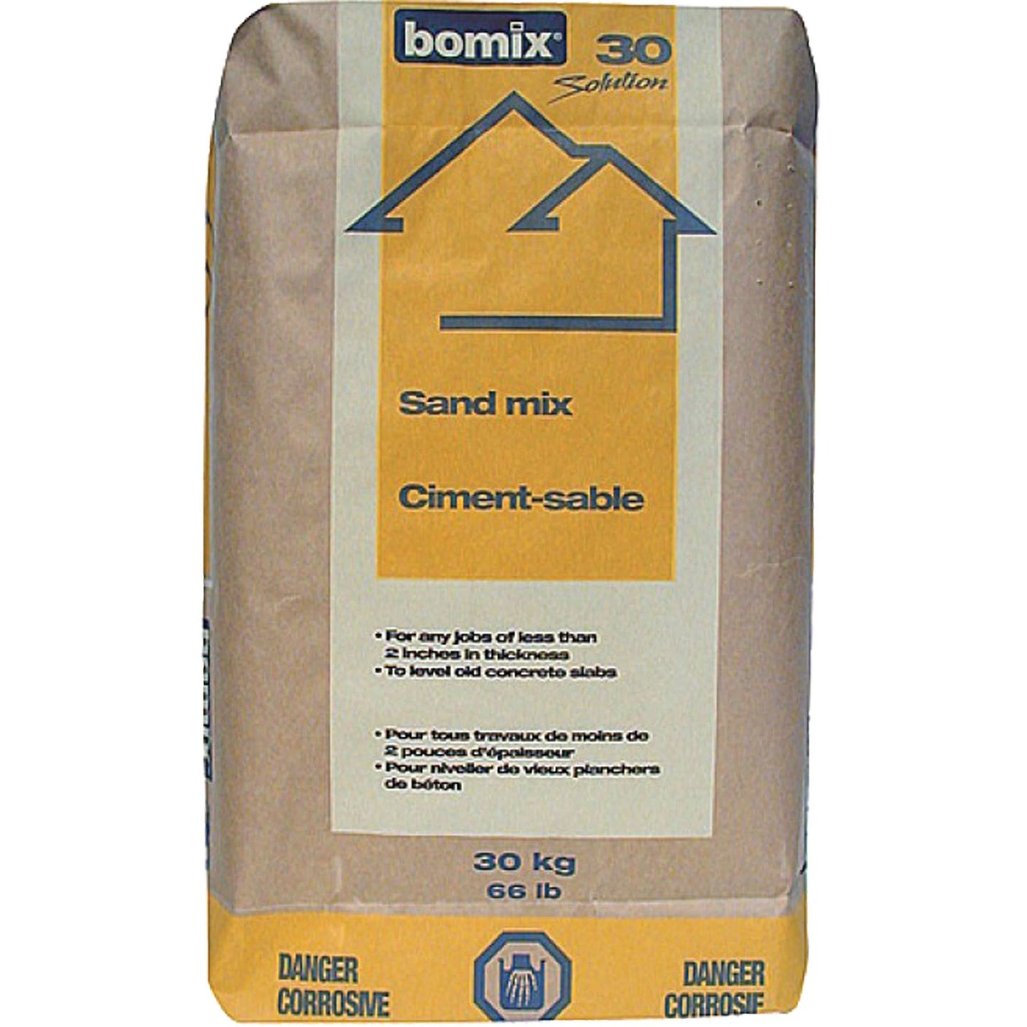 Mélange Ciment Portland et Sable, 30 kg (66 lb)/30 kg (66 lb)