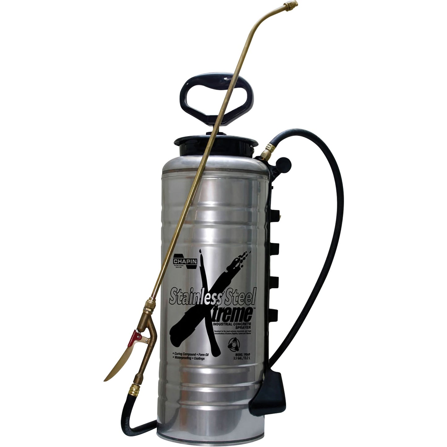 Xtreme Industrial Sprayer, 3.5 gal. (13.25 L), Stainless Steel, 24" Wand