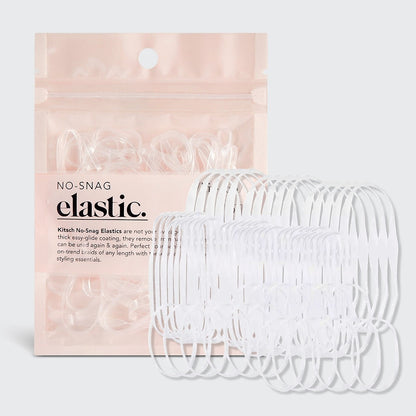 No-Snag Elastic Bands – 100 Piece Set (Clear)