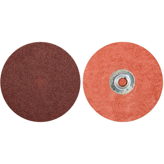Disques abrasifs toile MERIT ALO RESIN BOND, diamètre 3", grain 40, oxyde d'aluminium