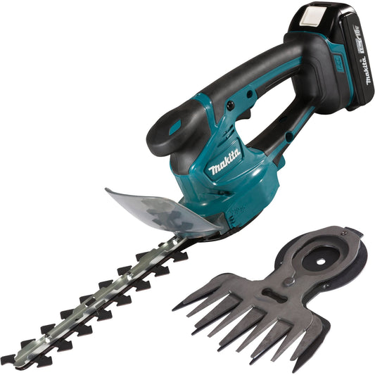 LXT Cordless Hedge Trimmer with Grass Shear Attachment, Battery Powered, 4.3125" Cutting Width