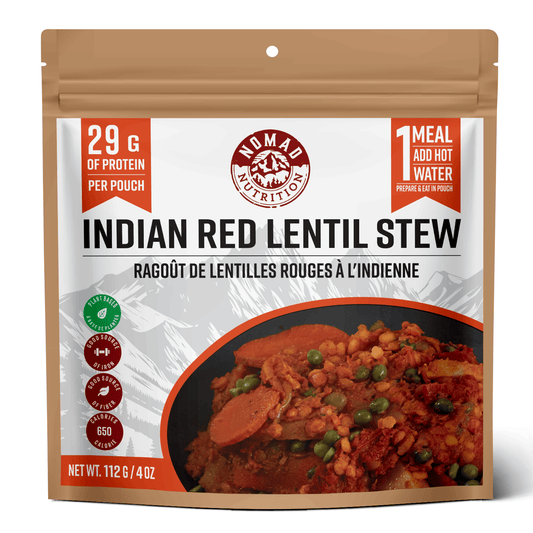 Ragoût de lentilles corail à l'indienne