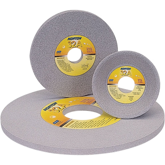 Vitrified Toolroom Wheels - Norton 32A Wheels, Aluminum Oxide, 7" x 1/2"