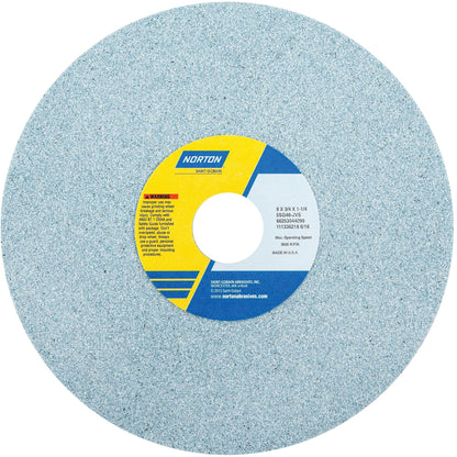 Toolroom Vitrified Wheel, Type 5NQ, Ceramic Alumina, 8" x 3/4"