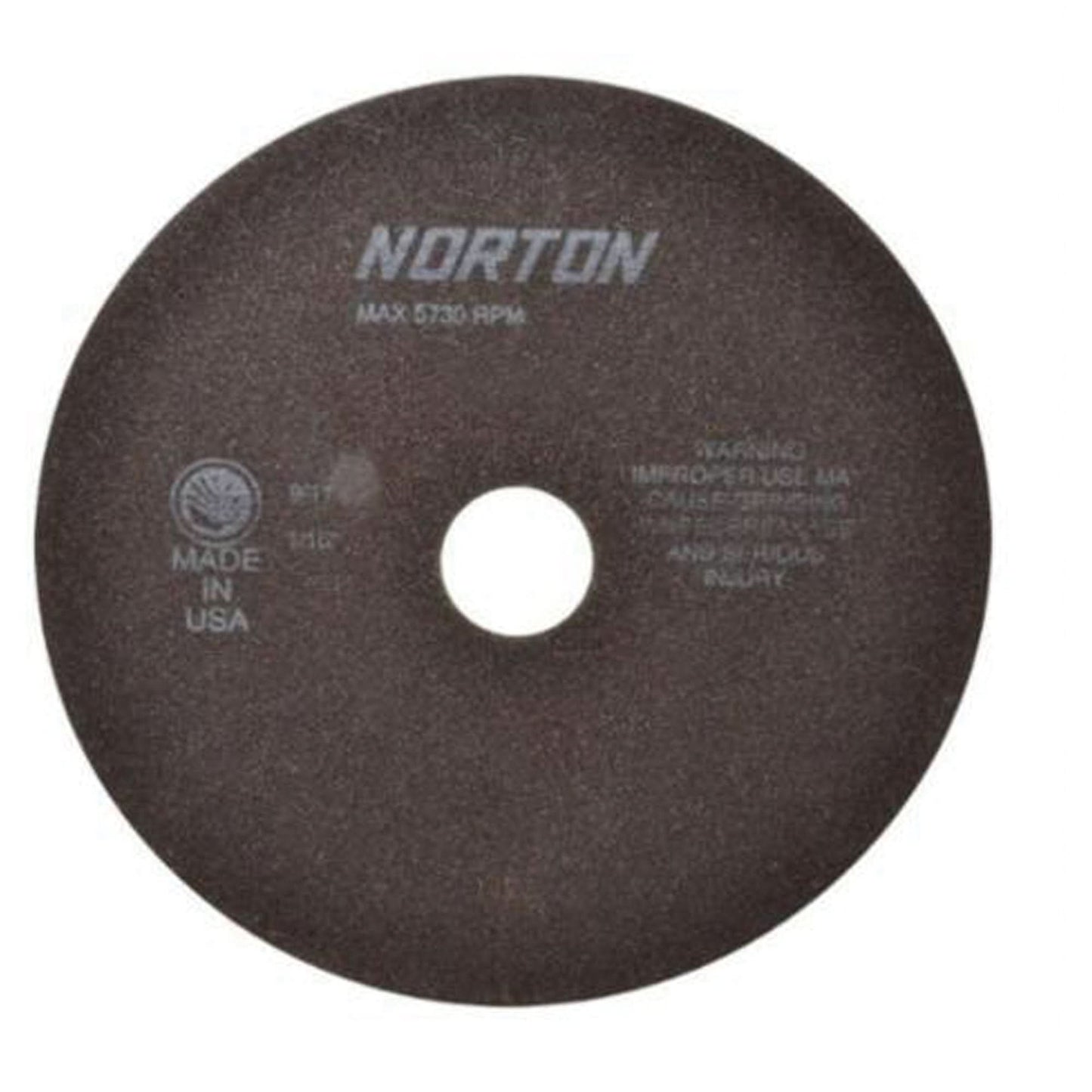 Non-Reinforced Tool Room Cut-Off Wheels, 8" x 1/16", 1-1/4" Arbor, Type 01/41, Aluminum Oxide, 5730 RPM