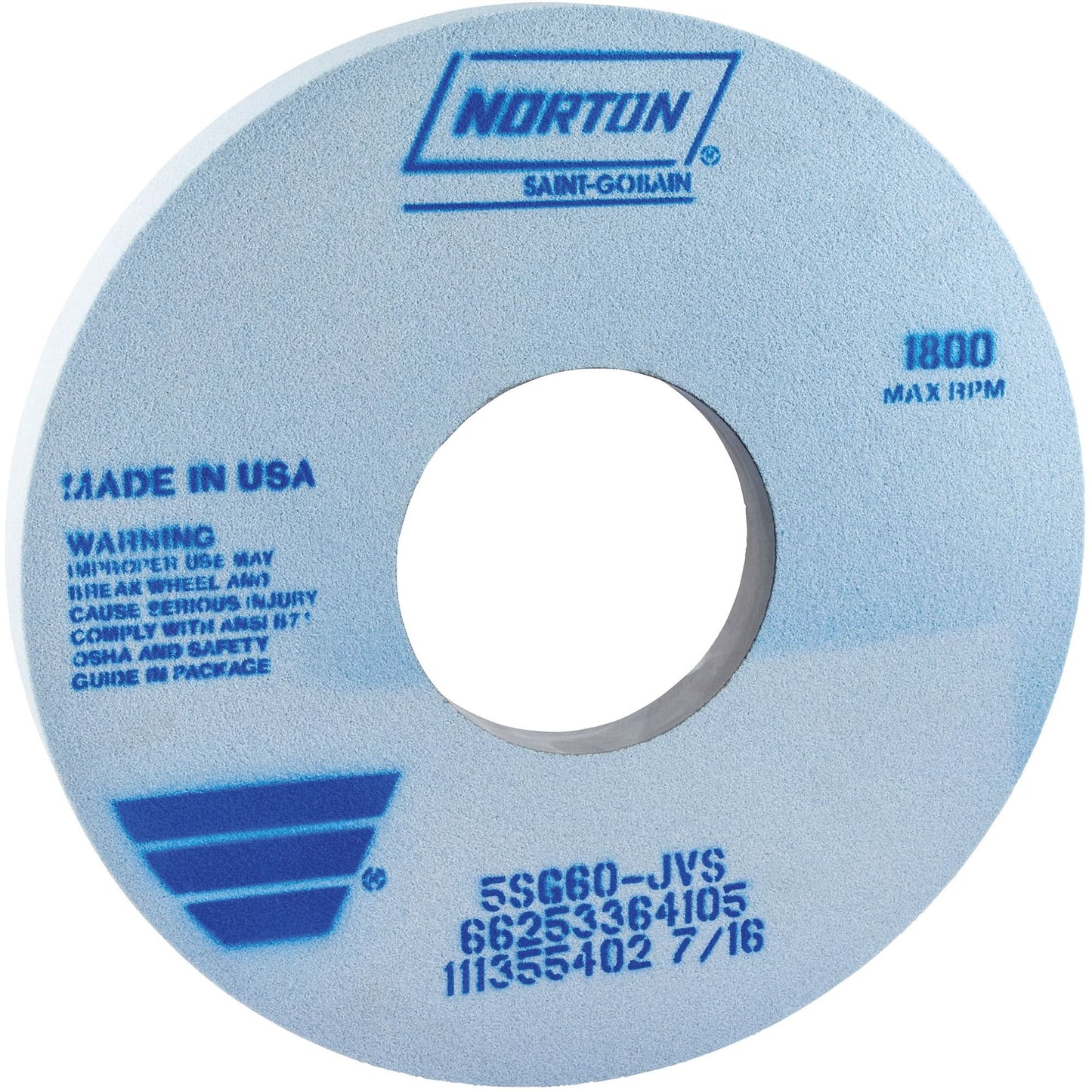 Tool Room Wheel, Type 05, Ceramic Alumina, 14" x 1-1/2"