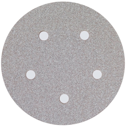 5" NO-FIL ADALOX NORGRIP VAC D-3328 P80-B, 5" Dia., P80-B Grit, Aluminum Oxide, B-Weight