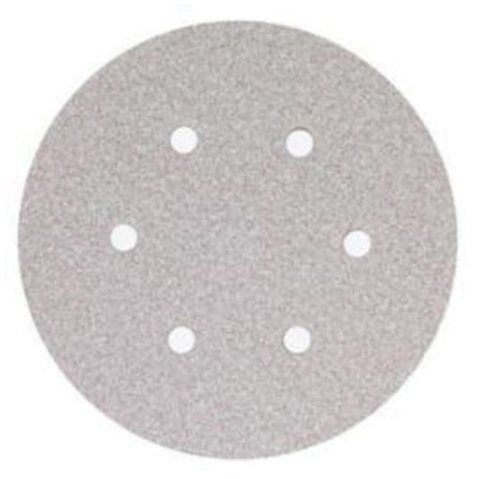 Paper Hook & Loop Vacuum Discs, 6" Dia., 100 Grit, Aluminum Oxide, B-Weight
