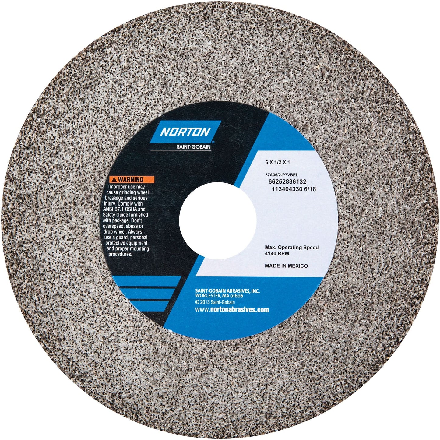 Bench Grinding Wheels - Gemini, 10" x 1-1/4", 1-1/4" Arbor, Aluminum Oxide