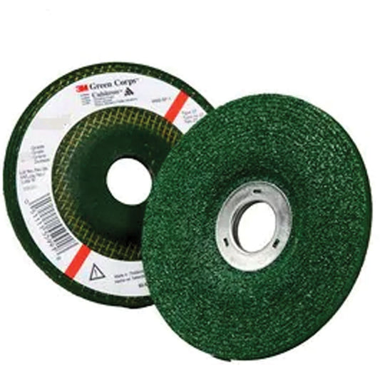 Disque à centre déporté Green Corps™ 4 1/2 po x 1/4 po, alésage de 7/8 po, oxyde d'aluminium, Type 27