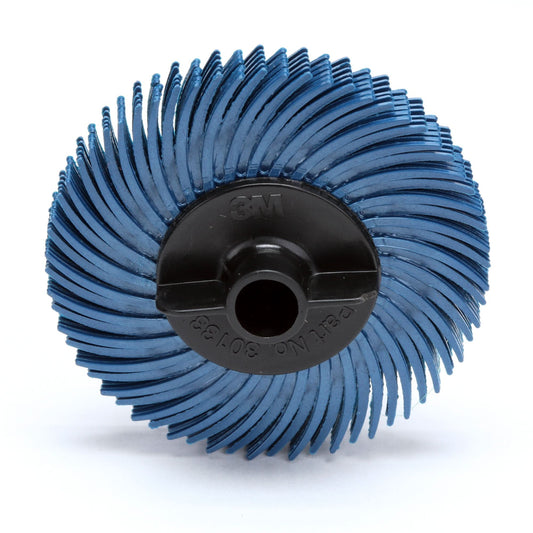 Scotch-Brite™ Radial Bristle Disc, Aluminum Oxide, 400 Grit, 2" Dia.