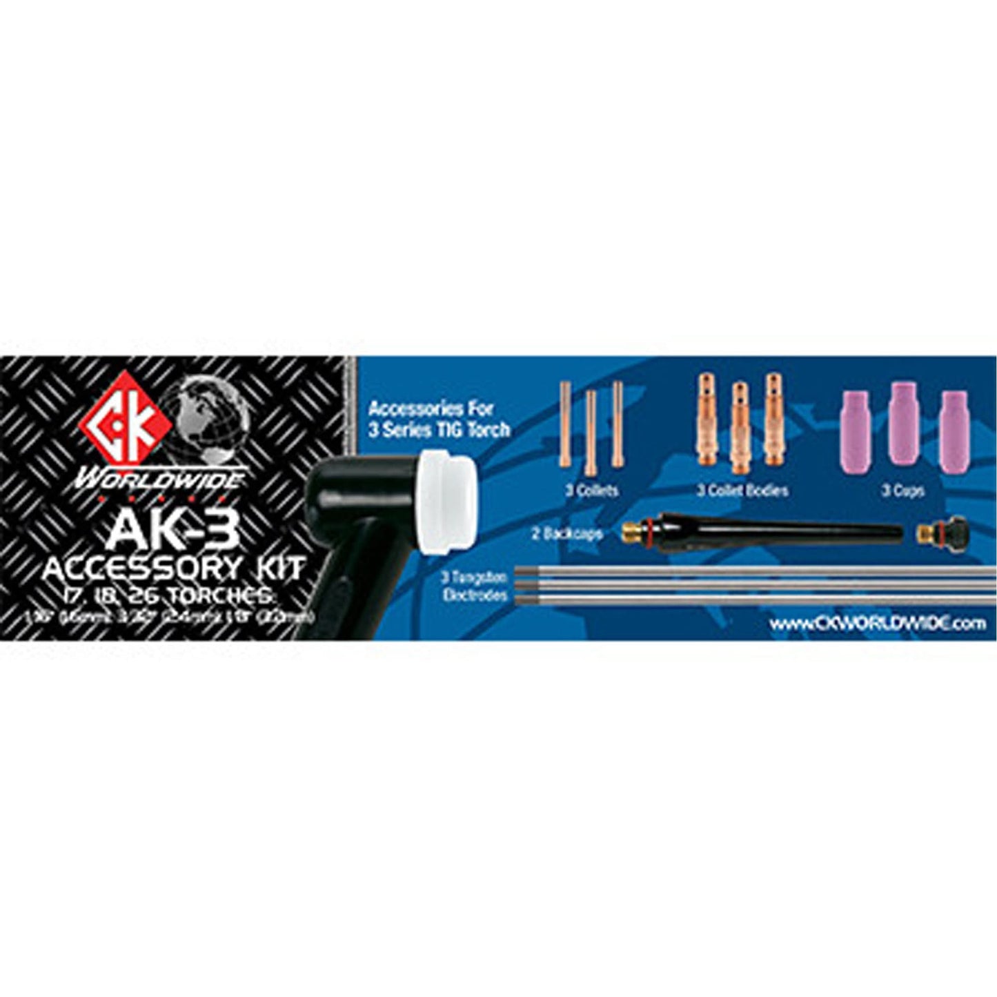 Kits d'accessoires de torche - Séries de torches WP-18, WP-18V, WP-26, WP-26V
