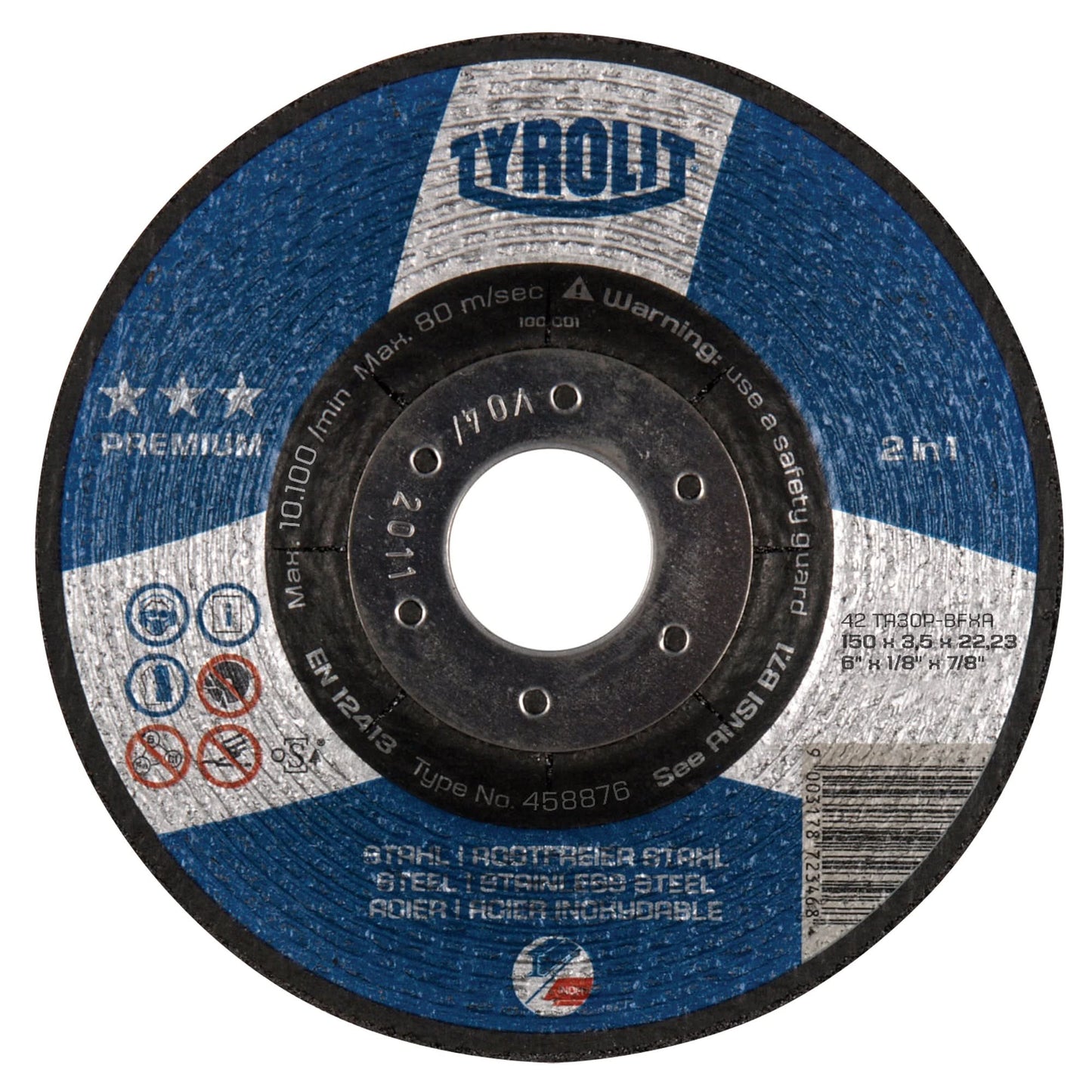 2-IN-1 Combination Wheel - 6", Type 27
