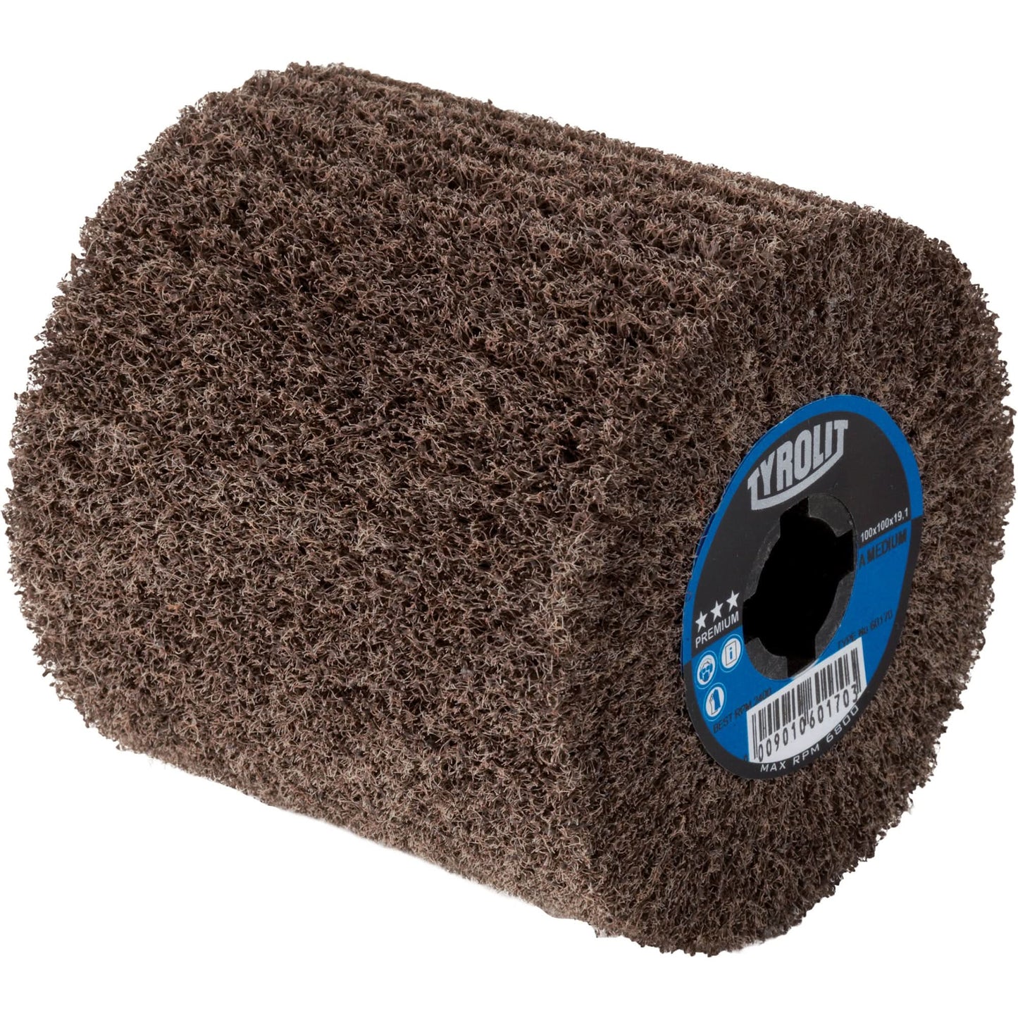 Pro-Line Surface Conditioning Drum, 4" Dia. x 4" W, 3/4" Arbor, Coarse Grit, Aluminum Oxide