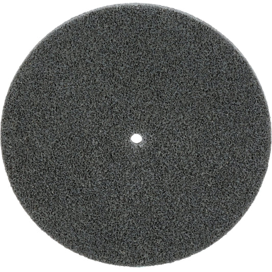 Scotch-Brite™ EXL Unitized Wheel, 5" x 1/4", 1/4" Arbor, Fine Grit, Silicon Carbide