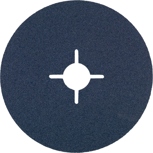 Resin Fibre Sanding Disc, Zirconium, 36, 5" Dia x 7/8" Arbor