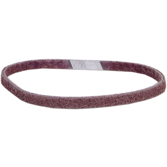 Sanding Belt, 1/4" W x 18" L, Aluminum Oxide, Medium Grit