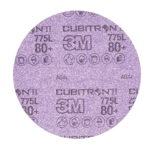 Cubitron™ II Stikit™ Film Disc Roll, 6" Dia., 80+ Grit, Ceramic