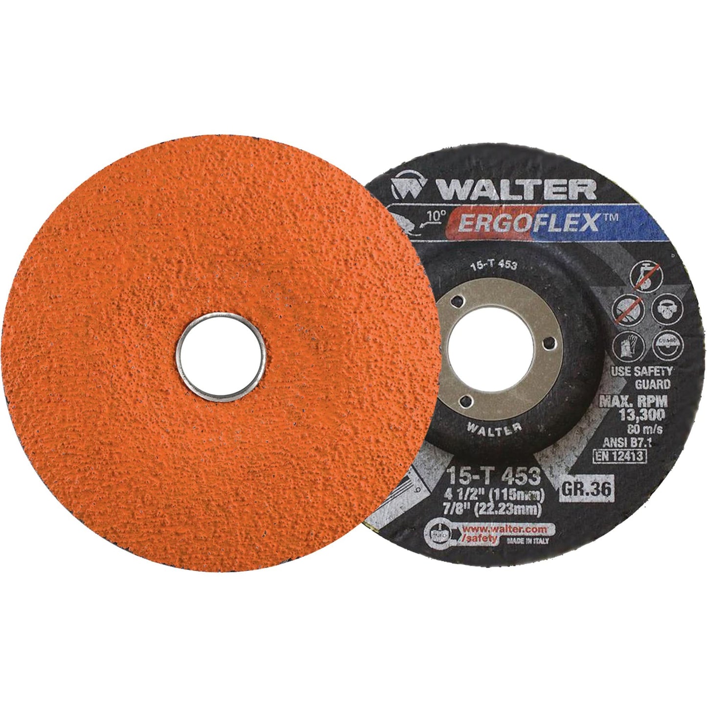 Ergoflex™ Grinding Wheel, 4-1/2" x 1/4", 7/8" Arbor, Aluminum Oxide, Type 29