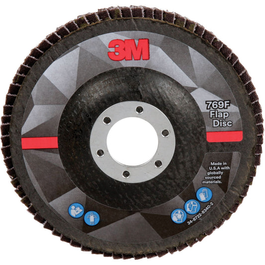 769F Quick Change Flap Disc, 5" x 7/8", Type 27, 60+ Grit, Ceramic
