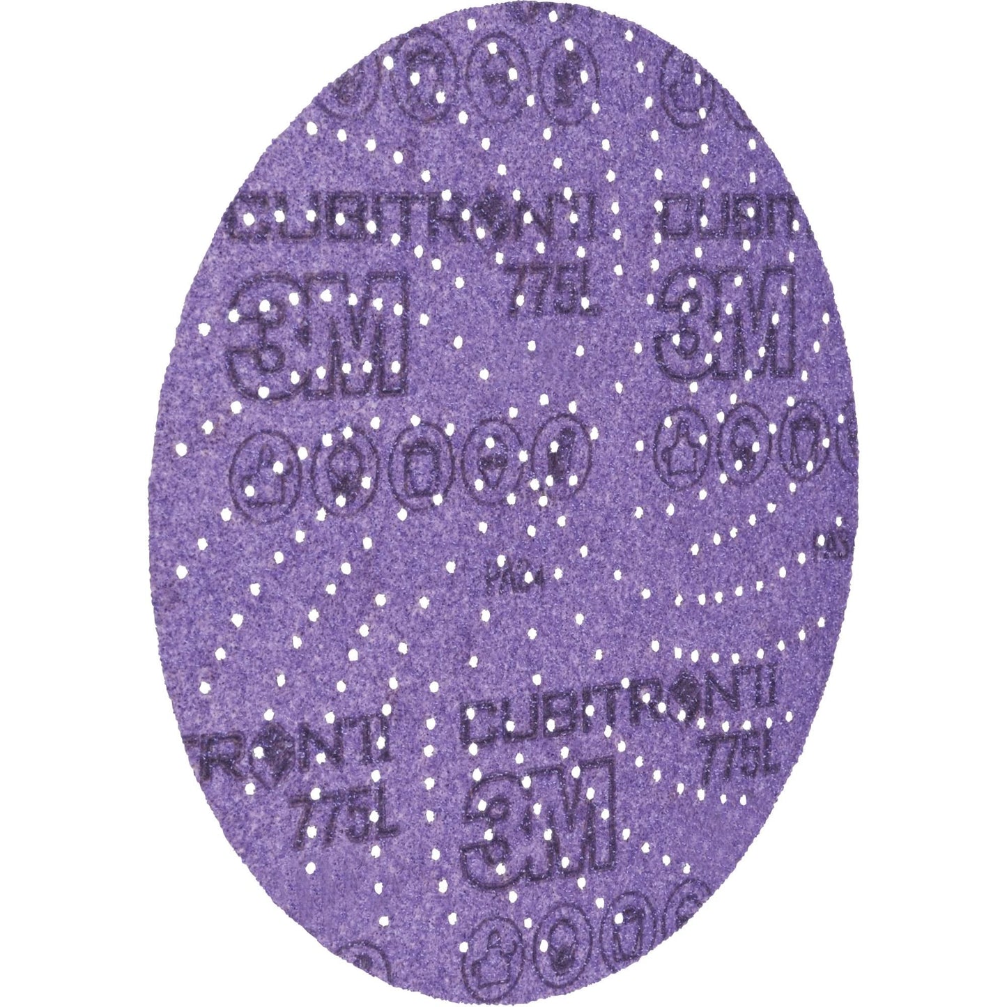 Cubitron™ II Hookit™ 775L Clean Sanding Film Disc, 6" Dia., 180+ Grit, Ceramic, 3 mils