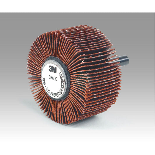 Flap Disc 747D, Aluminum Oxide/Ceramic, 60 Grit, 1" x 1" x 1/4"
