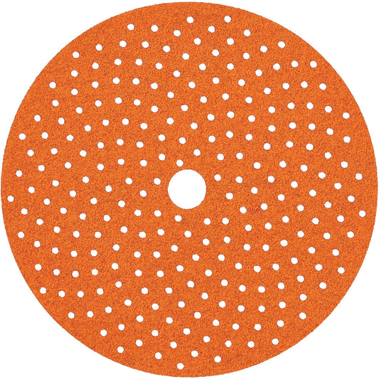 Blaze® Multi-Air Cyclonic Hook & Loop Disc, 6" Dia., 40 Grit, Ceramic Alumina, D-Weight