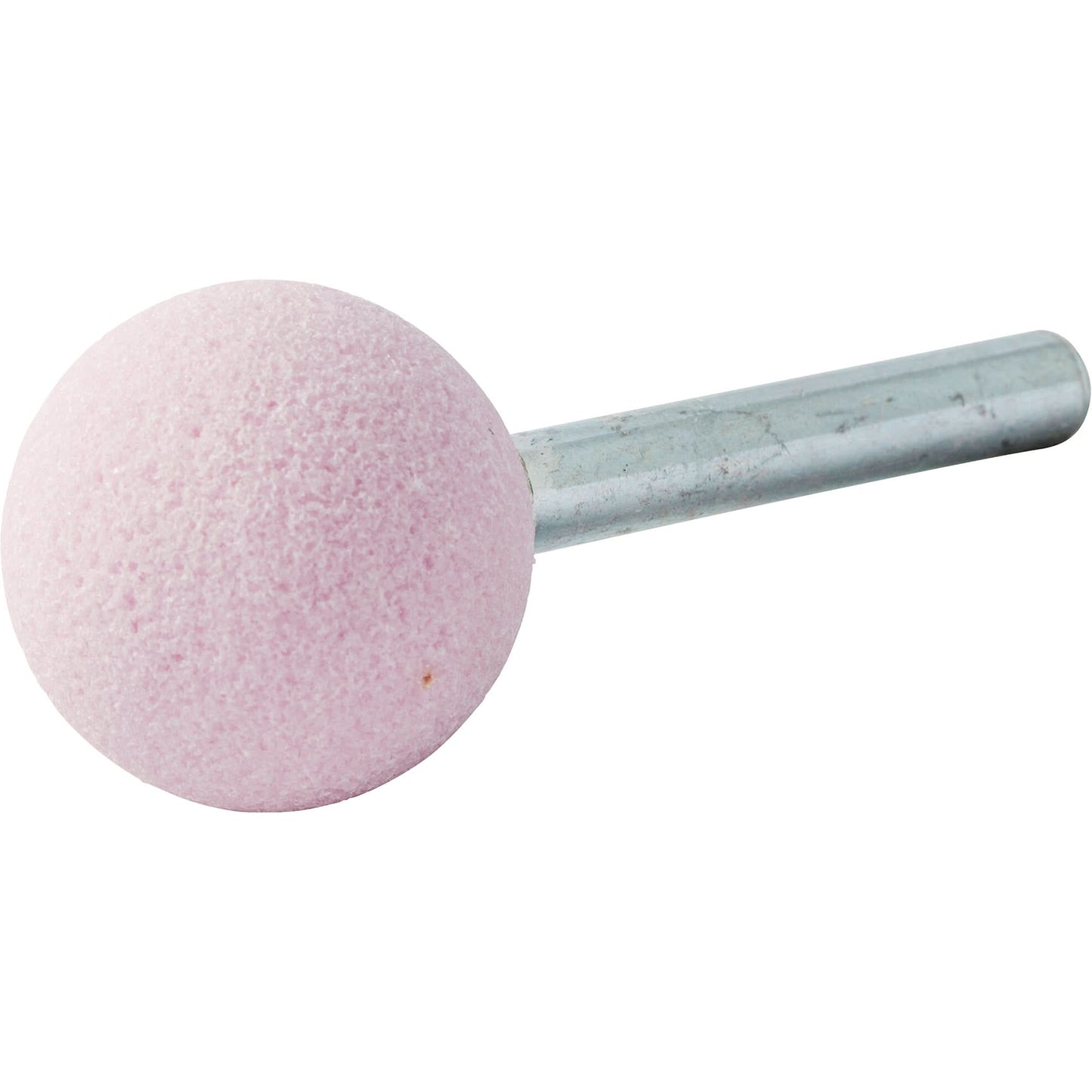 Vitrified Bond Mounted Point, A25, Aluminum Oxide, 1" Dia., 1" L, 80 Grit