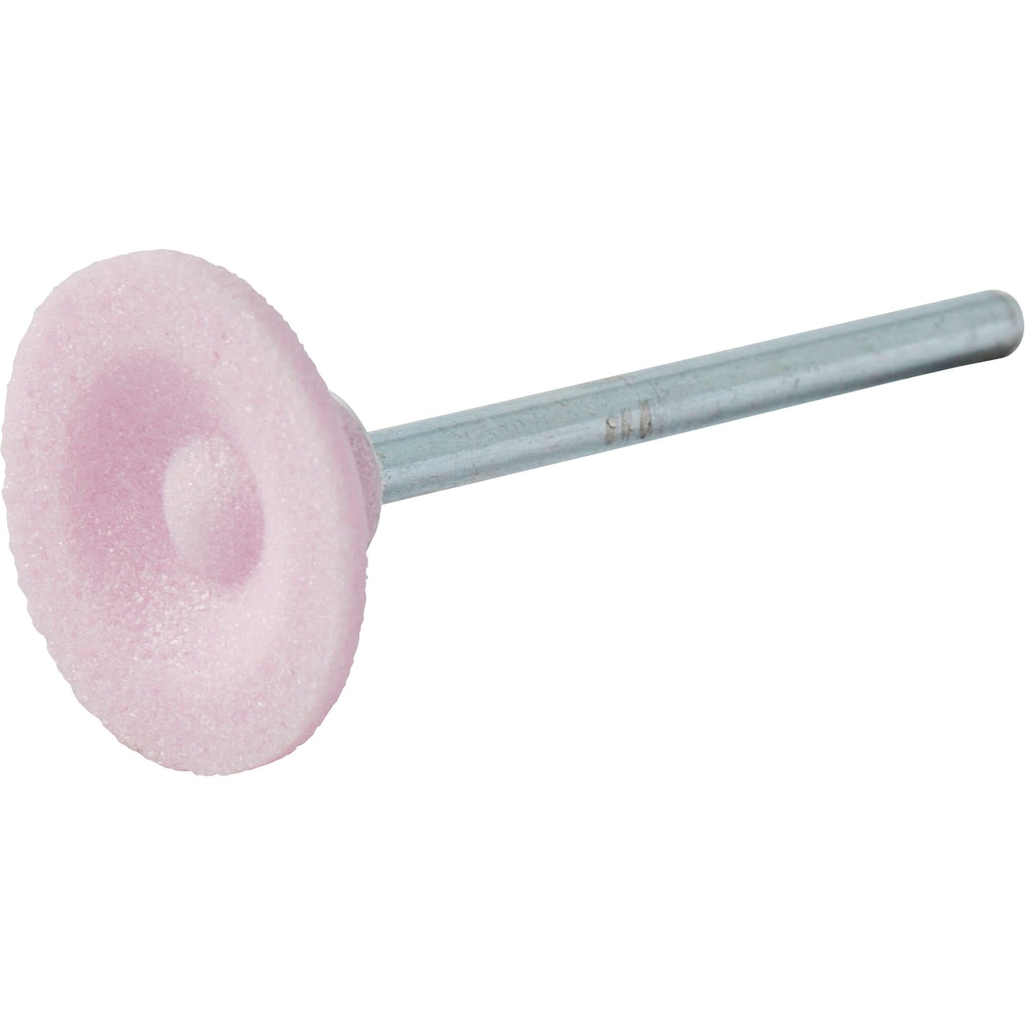 Vitrified Bond Mounted Point, B81, Aluminum Oxide, 3/4" Dia., 3/16" L, 80 Grit