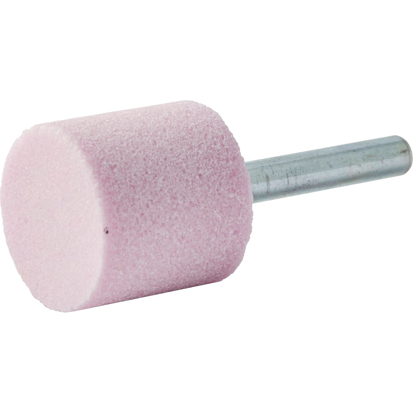 Vitrified Bond Mounted Point, W220, Aluminum Oxide, 1" Dia., 1" L, 80 Grit