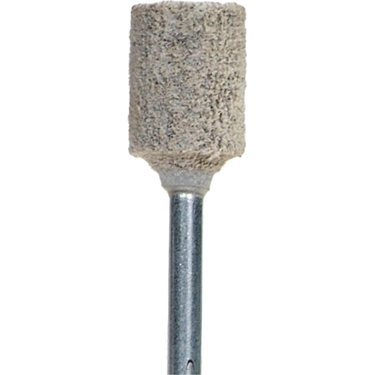 Cotton Fiber Mounted Point, A0, Aluminum Oxide, 3/8" Dia., 1-1/2" L, 80 Grit