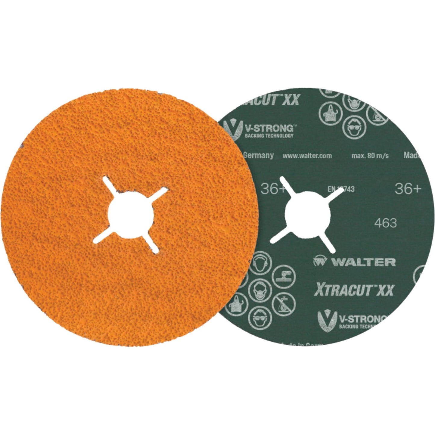 XTRACUT™ XX Disc, Ceramic, 80+, 4-1/2" Dia x 7/8" Arbor