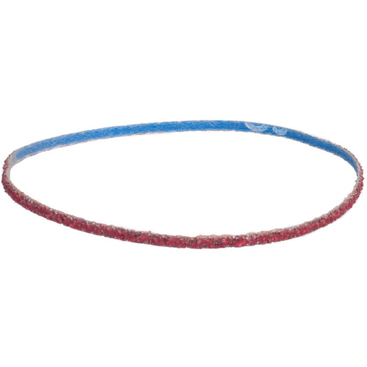 Cloth File Belt, 1/4" W x 24" L, Ceramic Alumina, 60 Grit
