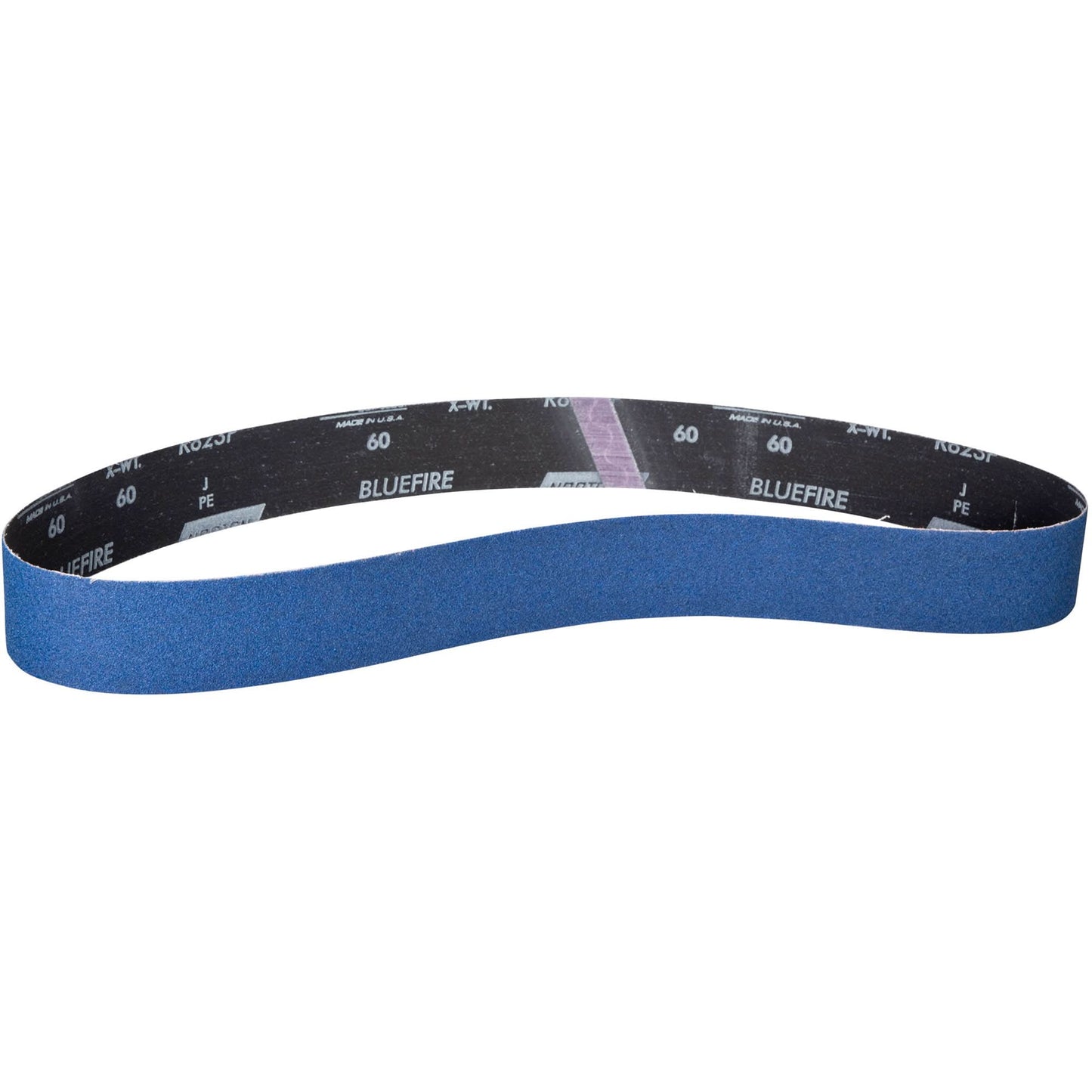 BlueFire® Narrow Benchstand Sanding Belt, 2" W x 48" L, Zirconia Alumina, 80 Grit
