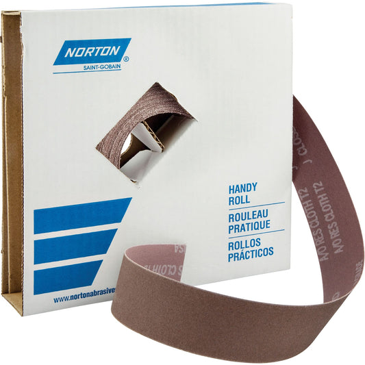 Metalite® K225 Shop Rolls, Aluminum Oxide, 1-1/2" W x 150' L, 80 Grit