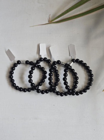 Obsidian Gemstone Bead Bracelet | The Stone to Repel Negativity