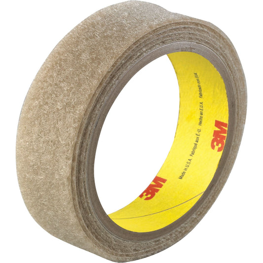 Flame-Resistant Fastener, Hook, 50 yds x 2", Adhesive, Beige