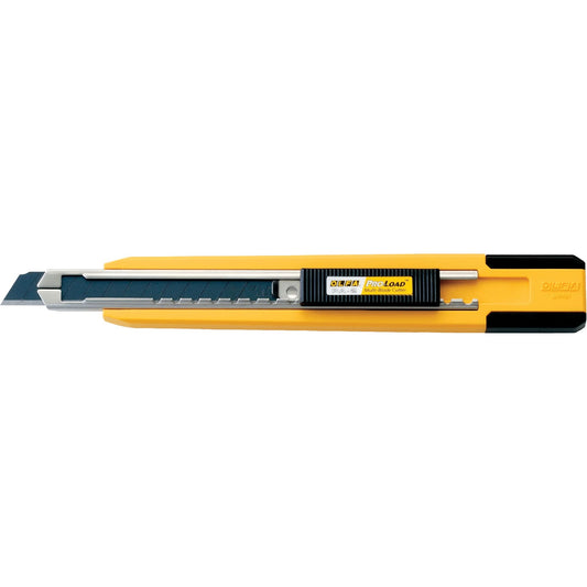 Multi Blade Auto Load Knife, 9 mm, Carbon Steel, Plastic Handle