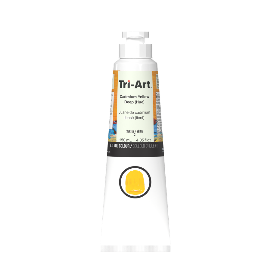Tri-Art Oil Colours - Cadmium Yellow Deep Hue