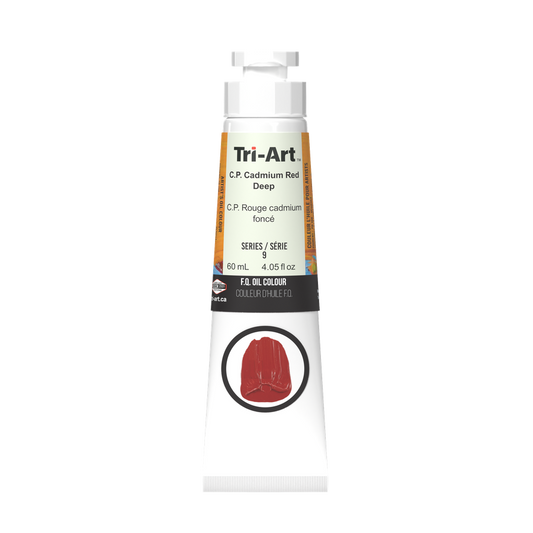 Tri-Art Oil Colours - C.P. Cadmium Red Deep