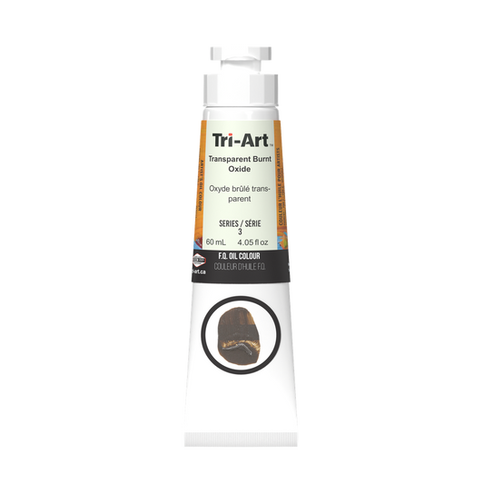 Tri-Art Oil Colours - Transparent Burnt Oxide