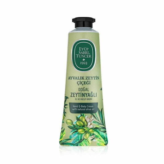 Crème mains et corps à l'huile d'olive Fleur d'olivier – 50 ml | Hydratation pure et douceur méditerranéenne